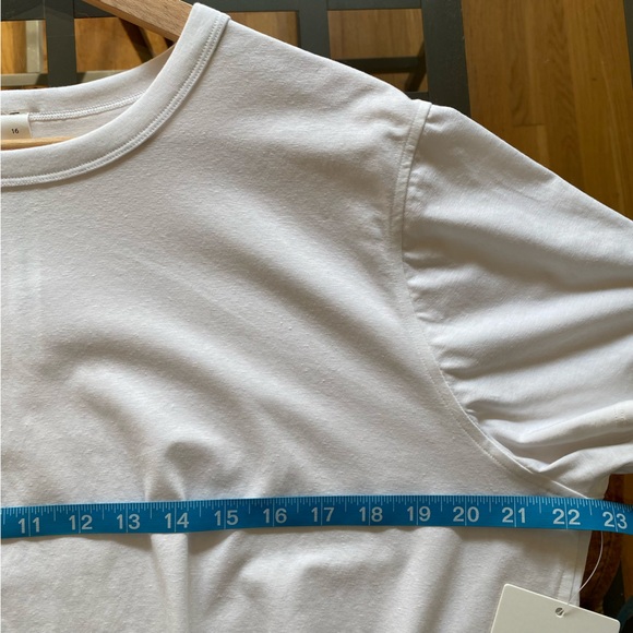 Lululemon White Classic-Fit Cotton-Blend T-Shirt 16 - Picture 12 of 16